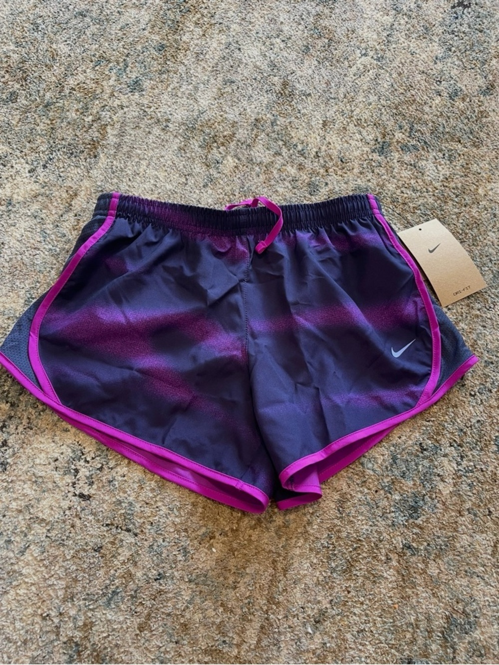 Girls Nike purple running shorts size medium#running #athleticwear #fitness